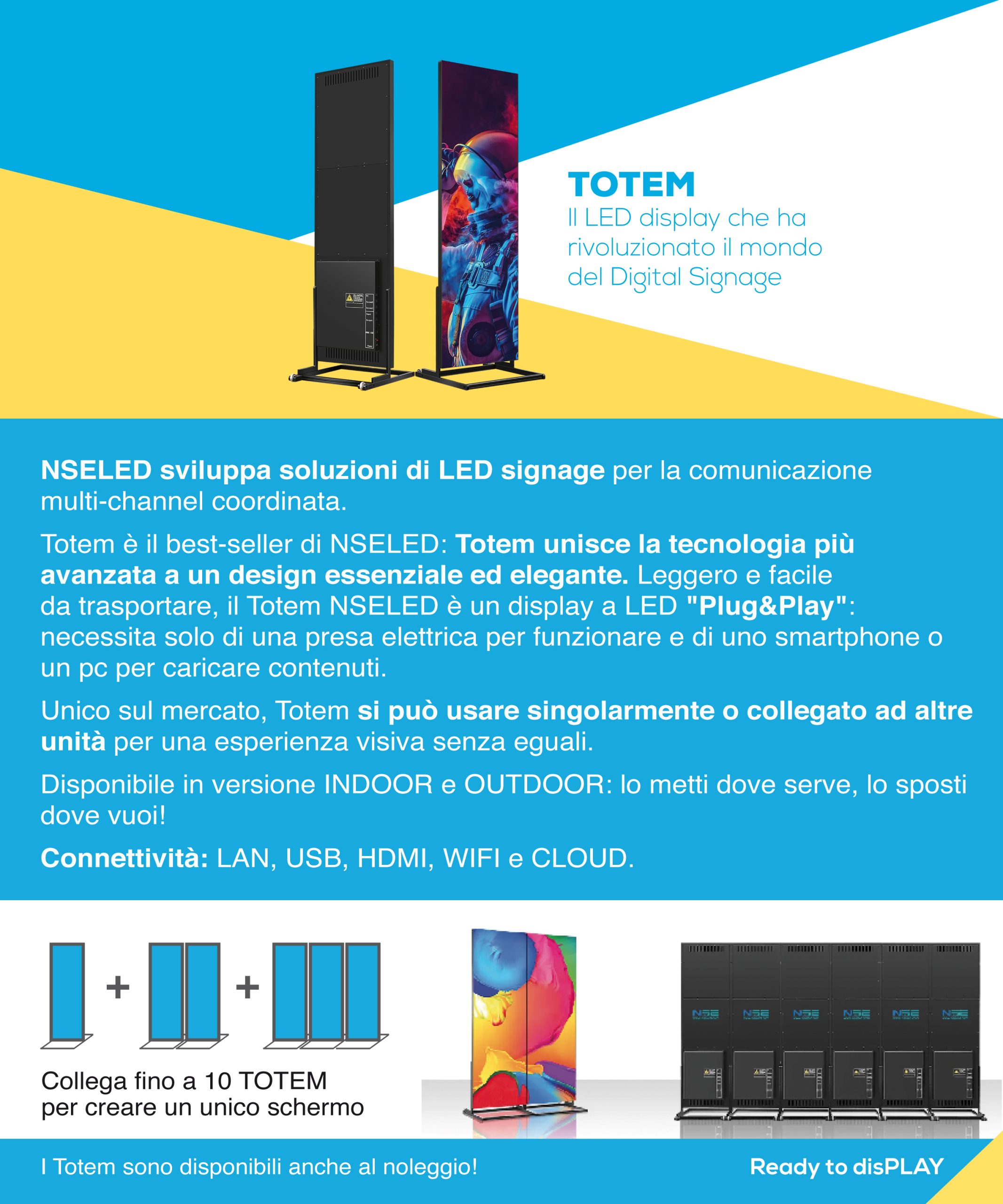 Totem - il LED display per il tuo business!
