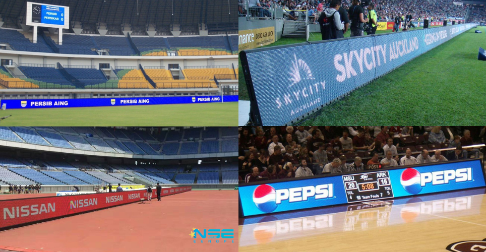 Perimeter LED display for sport events