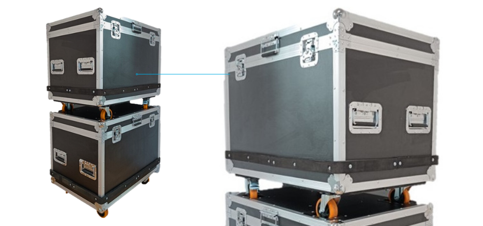 Rental LED module flight case