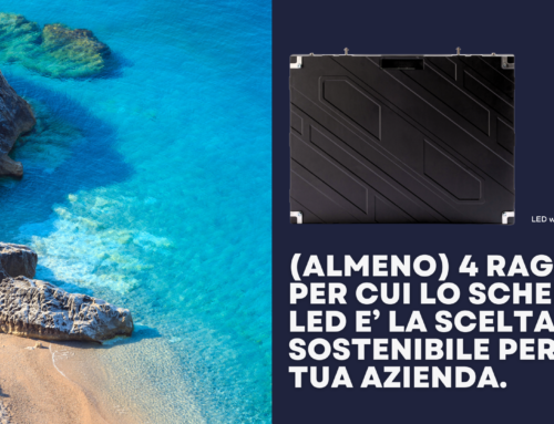 (Almeno) 4 ragioni per cui un LEDwall è una scelta sostenibile