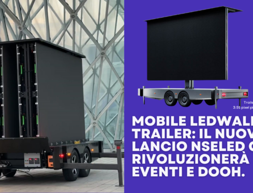 NSELED Europe presenta il Mobile LEDwall Trailer