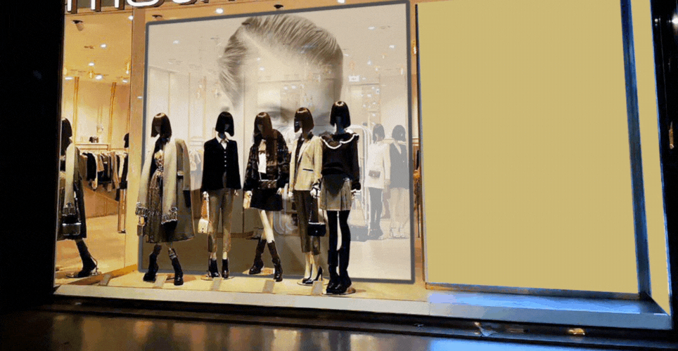 NSELED Europe - Transparent Shop Window