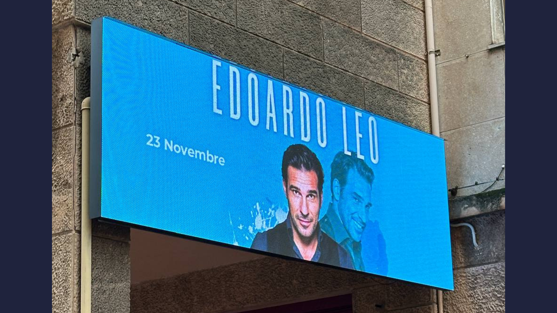 ledwall teatro politeama genova