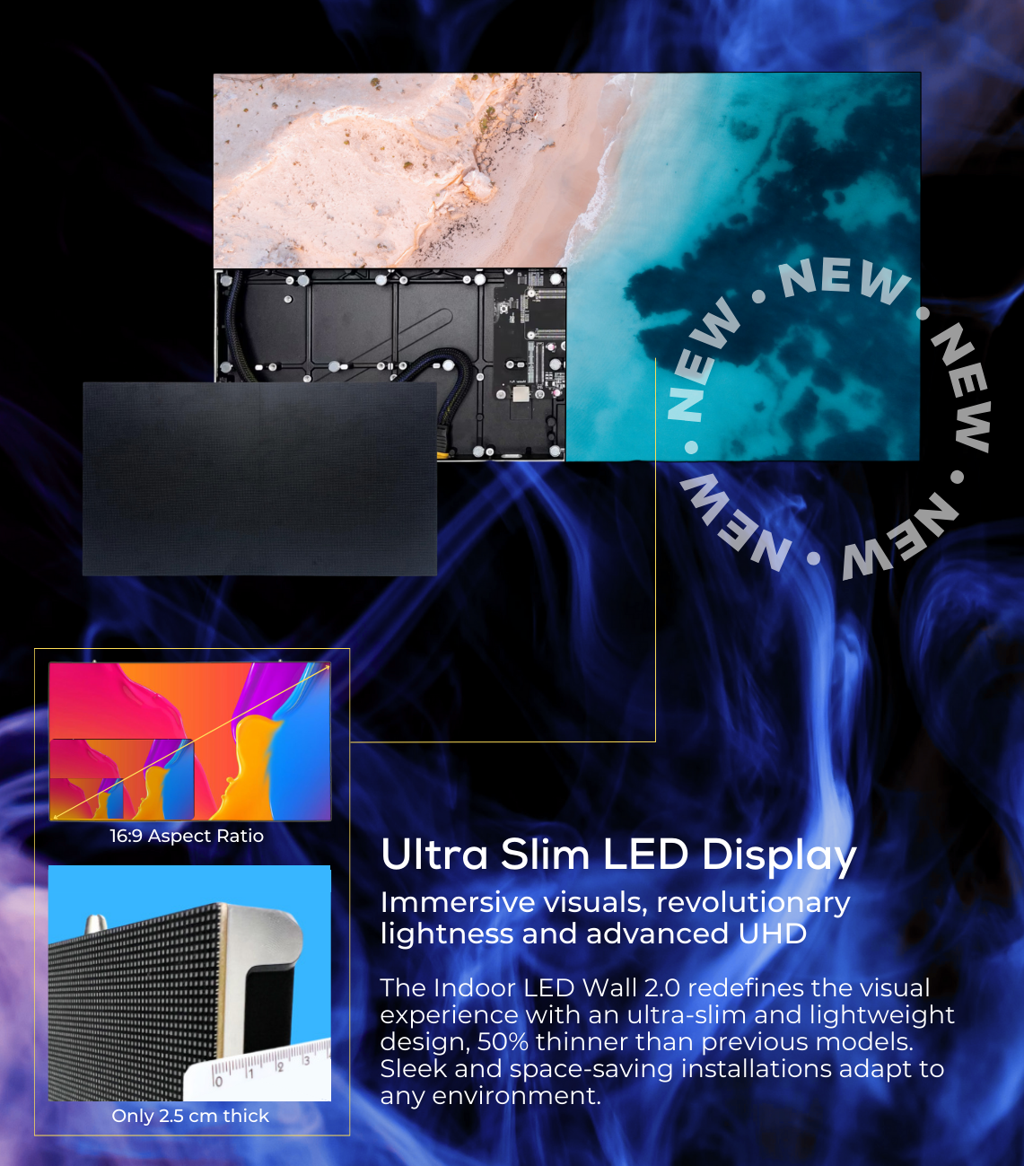 NSELED Europe Ultra Slim LED display